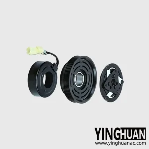 YH-SDCL016 Compressor Model: 7H15 Applicable Vehicle: SKODA Effective Diameter: 125 MM Rated Voltage: 12V Belt Groove Quantity: 5PK Bearing Specification: 355520 Center Shaft Dimension: N/A