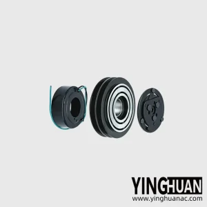 YH-SDCL023 Compressor Model: 7H15 Applicable Vehicle: N/A Effective Diameter: 133 MM Rated Voltage: 12V Belt Groove Quantity: 2A Bearing Specification: 355520 Center Shaft Dimension: N/A